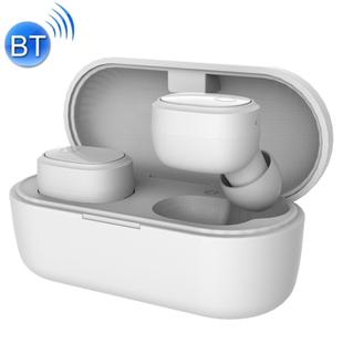 Langsdom F178 TWS Bluetooth 5.0 Touch Wireless Earphone with Charging Box(White)