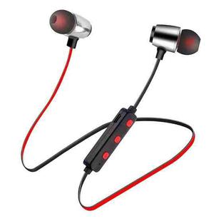 L7 Sport Metal Magnetic Stereo Bluetooth 5.0 Wireless Headset(Red)