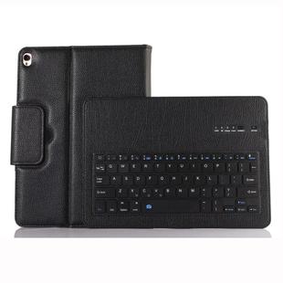 IP09 For iPad 10.2 inch Litchi Texture Detachable ABS Bluetooth Keyboard Leather Tablet Case with Stand Function (Black)