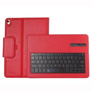 IP09 For iPad 10.2 inch Litchi Texture Detachable ABS Bluetooth Keyboard Leather Tablet Case with Stand Function (Red)