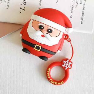 Wireless Earphones Shockproof Christmas Cartoon Silicone Protective Case for Apple AirPods 1 / 2
