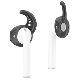 Wireless Earphones Shockproof Silicone Earplug Protective Case for Apple AirPods 1 / 2(Black)