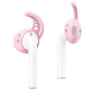 Wireless Earphones Shockproof Silicone Earplug Protective Case for Apple AirPods 1 / 2(Pink)