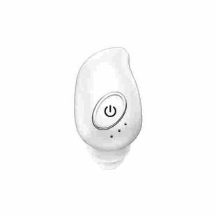 V21 Mini Single Ear Stereo Bluetooth V5.0 Wireless Earphones without Charging Box(White)