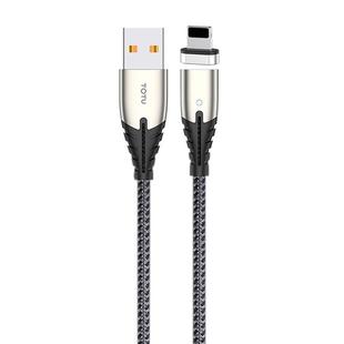TOTUDESIGN BAL-061 Thunder Series 8 Pin Automatic Adsorption Magnectic Charging Cable, Length: 1.2m(Black)