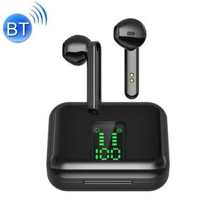 P100pro TWS Bluetooth 5.0 Touch Wireless Bluetooth Earphone with Charging Box & LED Smart Digital Display, Support Siri & Call(Black)