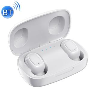 T10 TWS Bluetooth 5.0 Touch Wireless Bluetooth Earphone with Magnetic Attraction Charging Box & LED Display, Support Siri & HD Call(White)