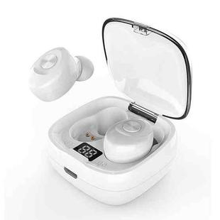 XG-8 TWS Digital Display Touch Bluetooth Earphone with Magnetic Charging Box(White)
