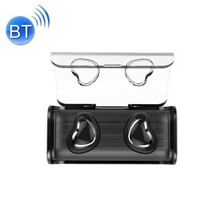 TWS-7 Plus Bluetooth 5.0 TWS Mini Binaural Invisible Wireless Sports Bluetooth Earphone with Charging Box(Black)