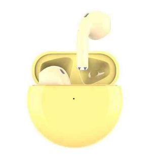 mini Q2 Bluetooth 5.0 Touch Wireless Bluetooth Earphone with Charging Box, Support Call & Siri & Cancel Dial (Yellow)