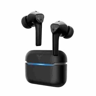 FLYDIGI T1 Bluetooth 5.0 Wireless Binaural Bluetooth Earphone TWS in-ear Game Music Sports Noise-canceling Headphones with Charging Box(Black)