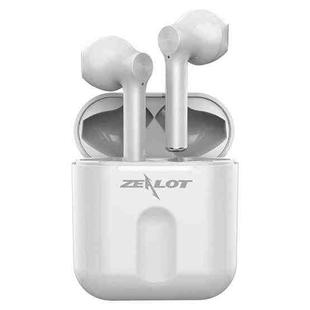 ZEALOT T2 Bluetooth 5.0 TWS Wireless Bluetooth Earphone with Charging Box, Support Touch & Call & Power Display(White)