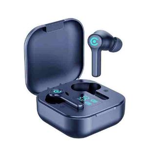 ES1 Bluetooth 5.1 TWS Digital Display Touch Wireless Bluetooth Earphone with Charging Box(Blue)