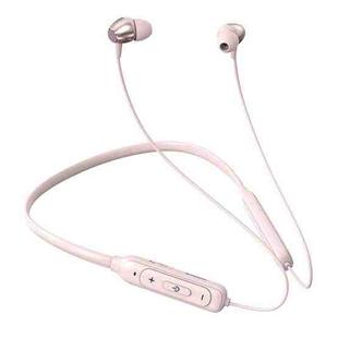 M61 Bluetooth 5.1 Business Sport Magnetic Metal Stereo Neck-mounted Bluetooth Earphone(Pink)