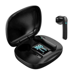 JS36 Bluetooth 5.0 TWS Semi-in-ear Stereo True Wireless Bluetooth Earphone (Black)