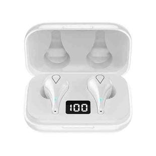 Lenovo LP3 Bluetooth 5.0 TWS Wireless Earphone with Charging Box & LED Display(White)