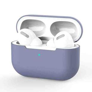 For AirPods Pro Silicone Wireless Earphone Protective Case Cover without Buckle(Blue)