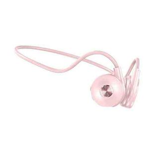 M-1 Back-mounted Touch Noise Reduction Bone Conduction Bluetooth Earphone with Detachable Microphone (Pink)