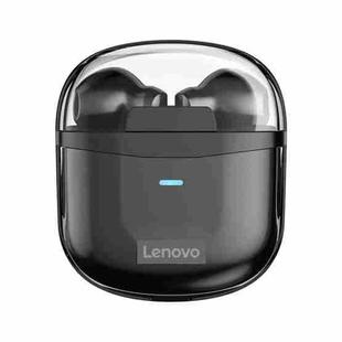 Original Lenovo XT96 Noise Reduction Semi-in-ear Bluetooth Earphone with Transparent Jelly Charging Box (Black)