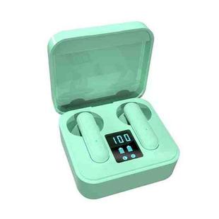 ETE-16 TWS Semi-In-Ear Digital Display Sports Bluetooth Earphones (Green)