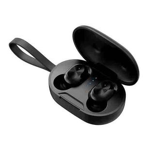 ETE-15 Waterproof Bluetooth 5.0 Binaural Touch Control TWS Wireless Earphones (Black)
