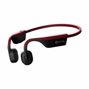 Sanag A9S Pro Air Conduction Bluetooth 5.1 HiFi Sports Earphone (Red Black)