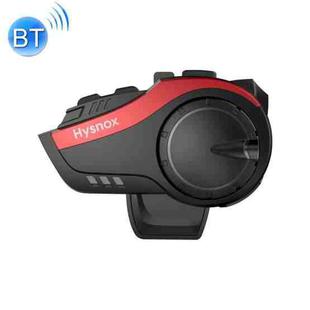 Hysnox HY-02 Bluetooth 5.0 Motorcycle Helmet Headset 2000M 6 Riders Intercom Headset (Red)