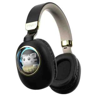 B4 RGB Cartoon Stereo Headset Wireless Bluetooth Headphones (Black)