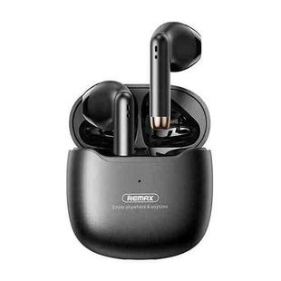 REMAX TWS-19 Semi In-ear Dual Host Wireless Bluetooth Earphones (Black)