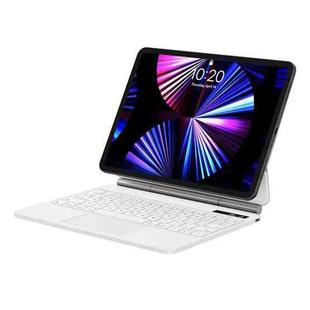 Baseus Brilliance Original Bluetooth Keyboard Tablet Case with Digital Display For iPad Pro 12.9 2022 / 2021 / 2020 / 2018 (White)
