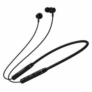 Original Lenovo QE03 Bluetooth 5.0 Neck-mounted Wireless Sports Bluetooth Earphone with Magnetic & Wire Control Function (Black)