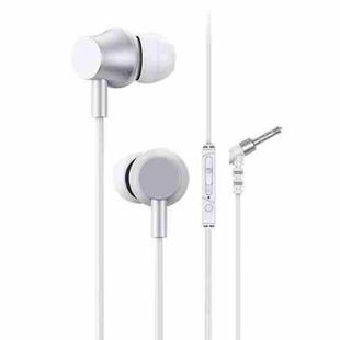 Original Lenovo QF310 3.5mm Plug In-ear Wire Control Stereo Earphone with HD Microphone (White)