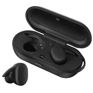 DT-7 IPX Waterproof Bluetooth 5.0 Wireless Bluetooth Earphone with 300mAh Magnetic Charging Box, Support Call(Black)
