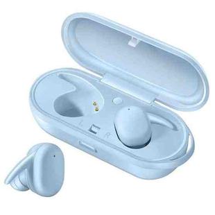 DT-7 IPX Waterproof Bluetooth 5.0 Wireless Bluetooth Earphone with 300mAh Magnetic Charging Box, Support Call(Blue)