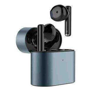 Langsdom TN24 Dual-mode Low-latency Mini Invisible Bluetooth Earphone with Metal Charging Box, Support Memory Pairing(Black Grey)