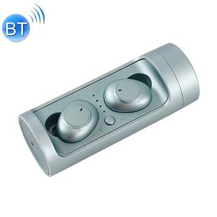 DT-15 Wireless Two Ear Bluetooth Headset Supports Touch & Smart Magnetic Charging & Power On Automatic Pairing (Green)