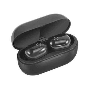 DT-17 Wireless Two Ear Bluetooth Headset Supports Touch & Smart Magnetic Charging & Power On Automatic Pairing (Black)