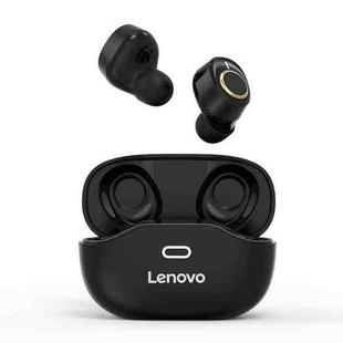 Original Lenovo X18 IPX4 Waterproof Bluetooth 5.0 Touch Wireless Bluetooth Earphone with Charging Box, Support Call & Siri (Black)