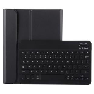 A11B Bluetooth 3.0 Ultra-thin ABS Detachable Bluetooth Keyboard Leather Tablet Case for iPad Pro 11 inch （2018）, with Pen Slot & Holder (Black)