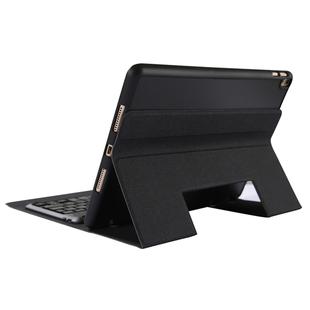 K05B Bluetooth 3.0 Ultra-thin One-piece Bluetooth Keyboard Leather Tablet Case for iPad Air / Pro 10.5 inch (2019), with Pen Slot & Holder (Black)