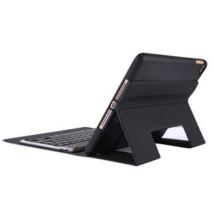 K07B Bluetooth 3.0 Ultra-thin One-piece Bluetooth Keyboard Leather Tablet Case for iPad 9.7 (2018) / 9.7 inch (2017) / Pro 9.7 inch / Air 2 / Air, with Pen Slot & Holder (Black)