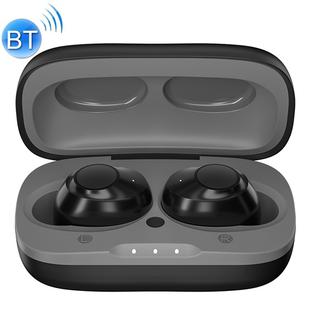 WK V21 TWS Bluetooth 5.0 Wireless Bluetooth Earphone with Power Indicator & Charging Box, Support Calls(Black)