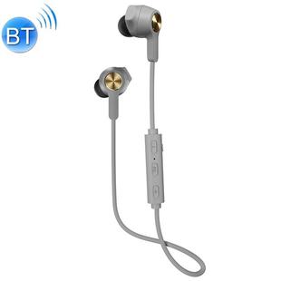 WK V22 Bluetooth 5.0 Magnetic Wire-controlled Bluetooth Earphone, Support Calls(Grey)