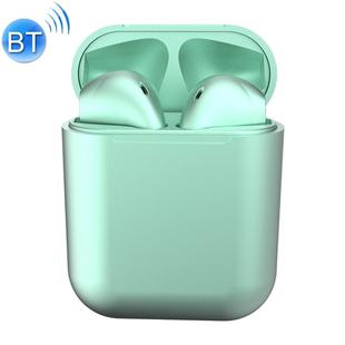 InPods12 TWS Bluetooth 5.0 Metallic Matte Plating Bluetooth Earphone with Charging Case, Supports Call & Touch(Green)
