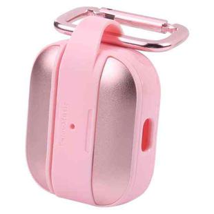 Mutural Rugged Utility Protective Case with Hook For AirPods 3 (Pink)