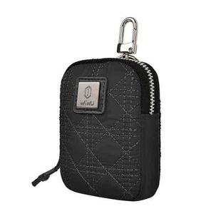 WIWU Q-Pouch Portable Mini Cotton Earphone Case (Black)