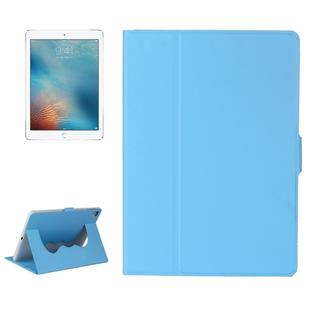 For iPad Air / iPad Air 2 / iPad Pro 9.7 / iPad 9.7 (2018) & iPad 9.7 (2017) Elasticity Leather Horizontal Flip Leather Case with Holder & Sleep / Wake-up Function(Blue)