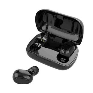 L21 9D Sound Effect Bluetooth 5.0 Wireless Bluetooth Earphone with Charging Box, Support for HD Calls (Black)