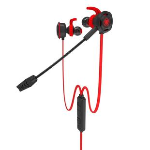 PLEXTONE G30 3.5mm PC Gaming Headset Computer Headphones In Ear Stereo Bass Noise Cancelling Earphone With Mic(Red)