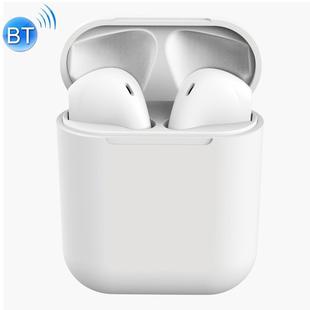 InPods 12 TWS HiFi Wireless Bluetooth 5.0 Earphones with Charging Case, Support Touch & Voice Function(White)